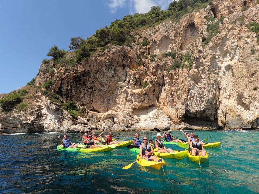 Granadella: Caló, Cova Llop Marí, and Ambolo Kayak Trip - Llop Marí Cave and the coast by the Discoverer