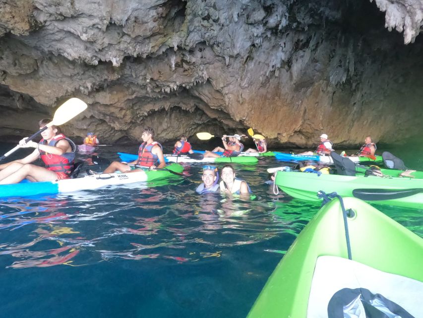 Granadella: Caló, Cova Llop Marí, and Ambolo Kayak Trip - What the $53 price really covers