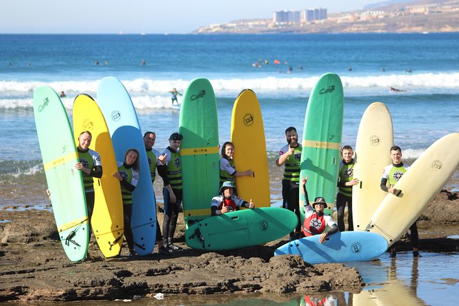 Group Surfing Lesson at Playa de las Américas, Tenerife - Key points at a glance