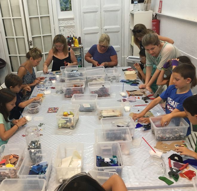 Guided Gaudí’s Trencadís Mosaic Workshop in Barcelona - Arriving near the Picasso Museum