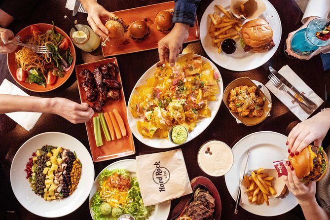 Hard Rock Cafe Barcelona with Set Lunch or Dinner - Service can be excellent, but timing varies