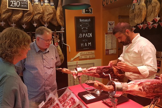 Iberian Ham and Wine Small Group Tour in Madrid - Meeting Pedro or Brian at Plaza de Isabel II