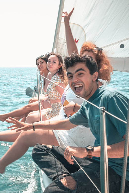 Ibiza: Midday or Sunset Sailing with Snacks and Open Bar - Cruising Ibiza’s coast from the water