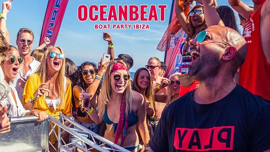 Ibiza: Ocean Club Boat Party with Premium Drinks, Food, & DJ - Muffins, Fruit, and the Champagne Shower