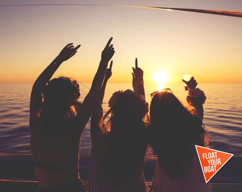 Ibiza: Sunset Boat Party Cruise with DJs with 2 Clubs - Boarding with two glasses of sangria