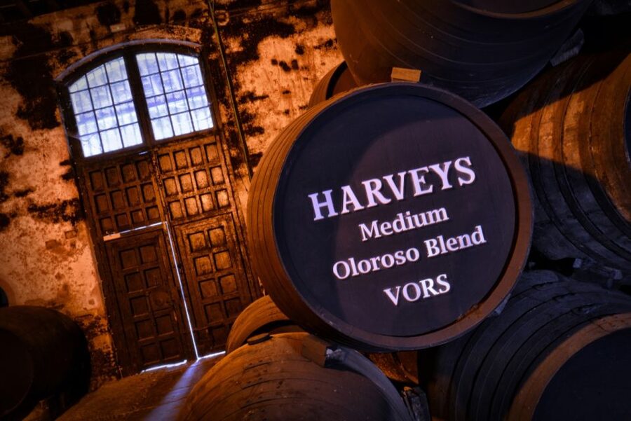 Jerez: Bodegas Fundador Guided Tour with Tasting Session - The oak barrels and cellar atmosphere
