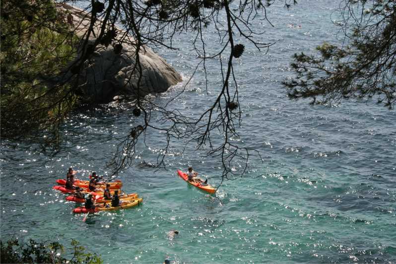 Kayak and Snorkel in Playa de Aro, Costa Brava - The first paddle: simple instruction, real exercise