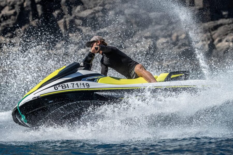 Lanzarote: Jet Ski Tour - Volcanic coast views from a low seat