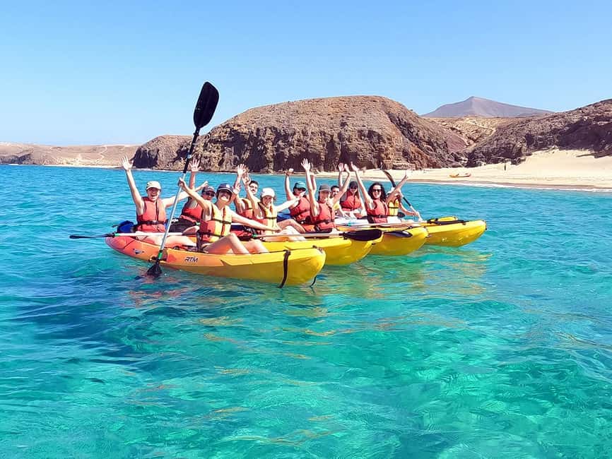Lanzarote: Kayak and Snorkelling at Papagayo Beach - Arriving at Papagayo Beach for snacks and a swim