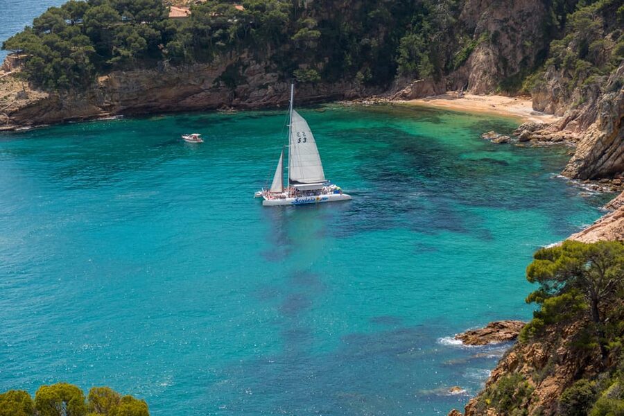 Lloret de Mar: Catamaran Sailing Cruise with BBQ and Drinks - Key things to know before you book