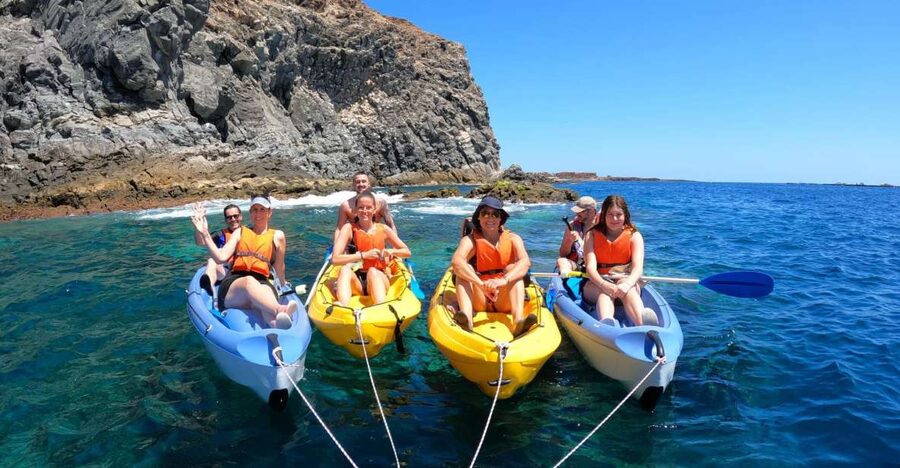 Los Cristianos: Kayaking and Snorkeling with Marine Wildlife - From Rays Bay to the open water