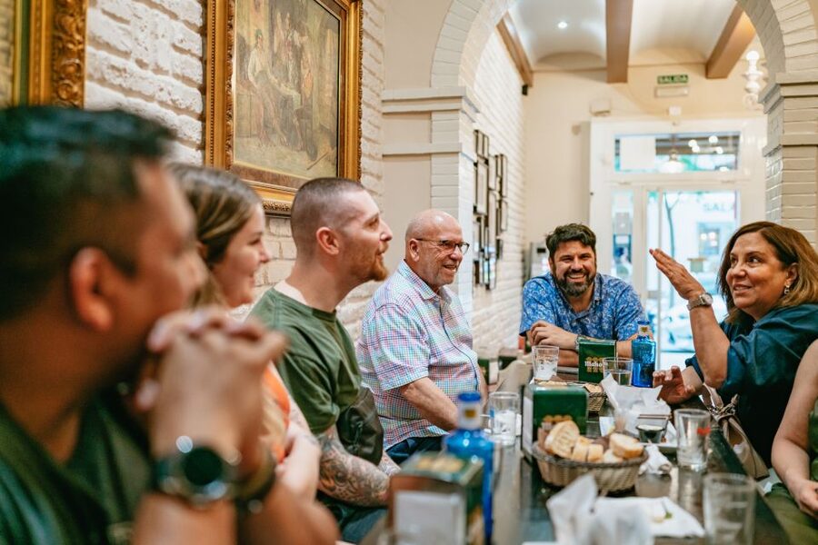 Madrid: Guided Tapas Tour with Tastings and Drinks - The first stop: market cuisine and a gentle start