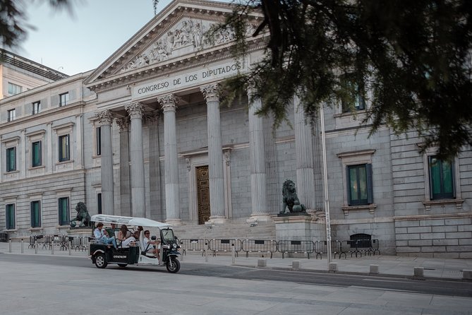 Madrid Historical Tour with Local Guide in Eco Tuk Tuk Private - Almudena Cathedral and the Royal Palace