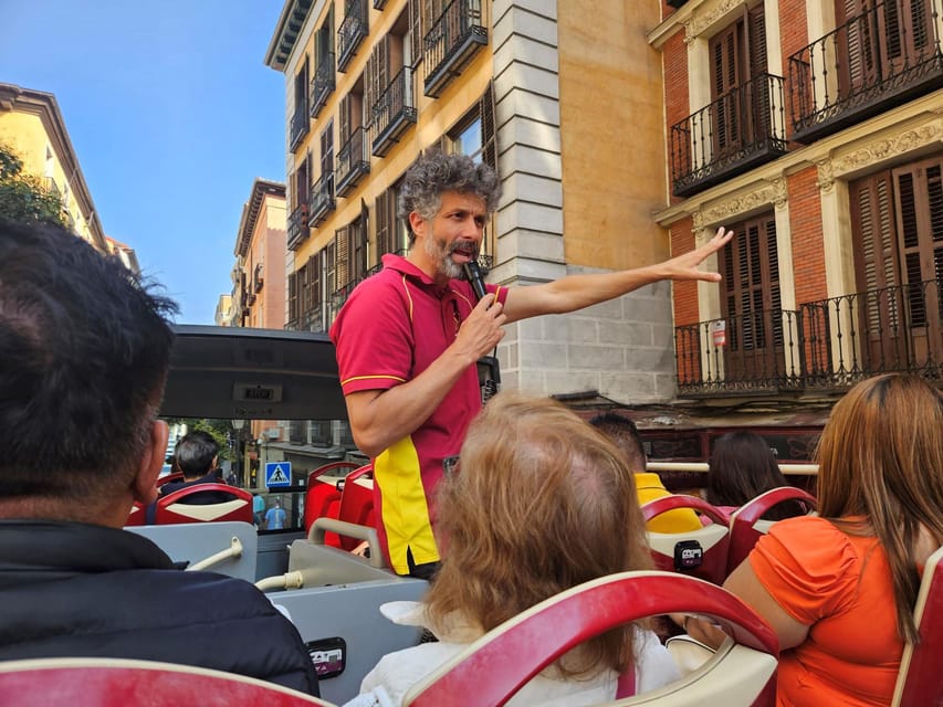 Madrid: Open-Top Big Bus Sightseeing Tour with Live Guide - Five useful facts before you book