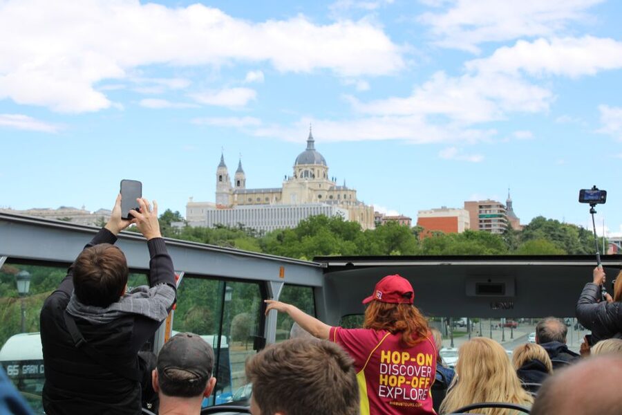 Madrid: Panoramic Open-Top Bus Day or Night Tour with Guide - Plaza de España, Debod, and the royal quarter