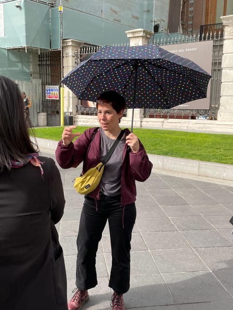 Madrid: Prado Museum Masterpieces Tour with Entry Ticket - Meeting Delfi beside Goya’s monument