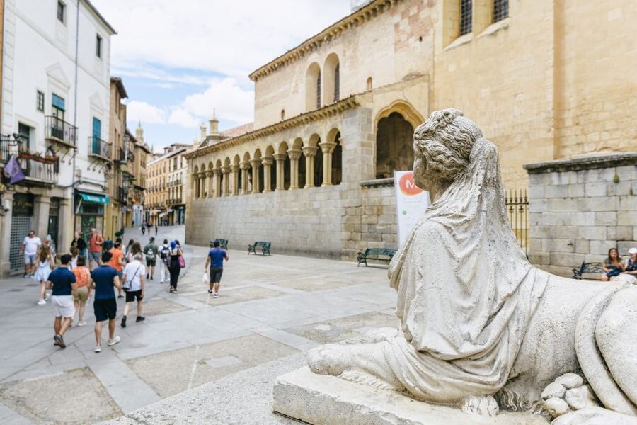 Madrid: Toledo & Segovia Full Day Guided Tour with Alcázar - Walking through Toledo’s old center