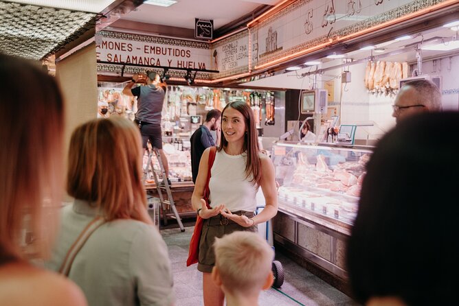 Madrid Ultimate Spanish Cuisine Food Tour - Shopping and tasting at Antón Martín Market