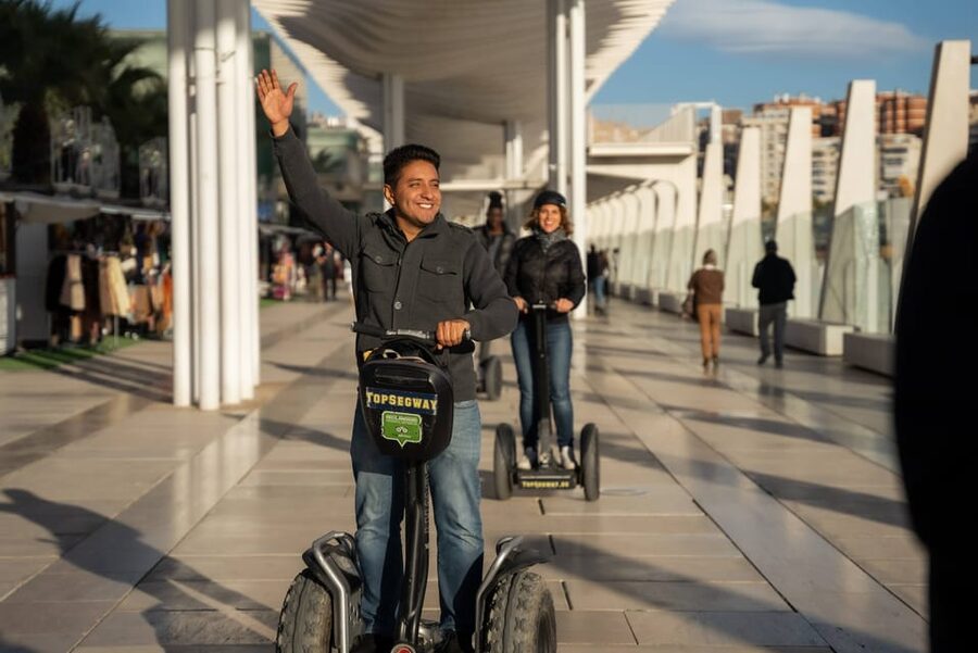 Malaga: 2-Hour Monumental Segway Tour - La Malagueta, Larios Street, and the return route