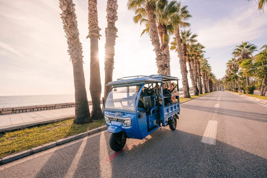Málaga 2-Hour TukTuki Tour: Private Experience - The climb to Gibralfaro’s best viewpoint