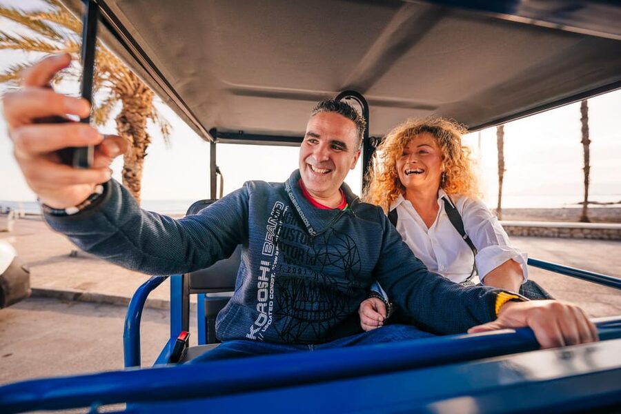 Málaga 2-Hour TukTuki Tour: Private Experience - La Malagueta bullring and Plaza de la Merced
