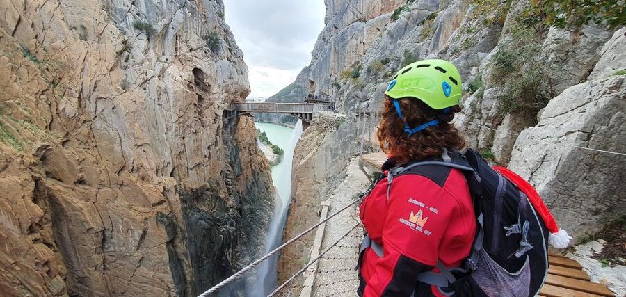 Málaga: Caminito del Rey Guided Tour with Transportation - The first break before the walk