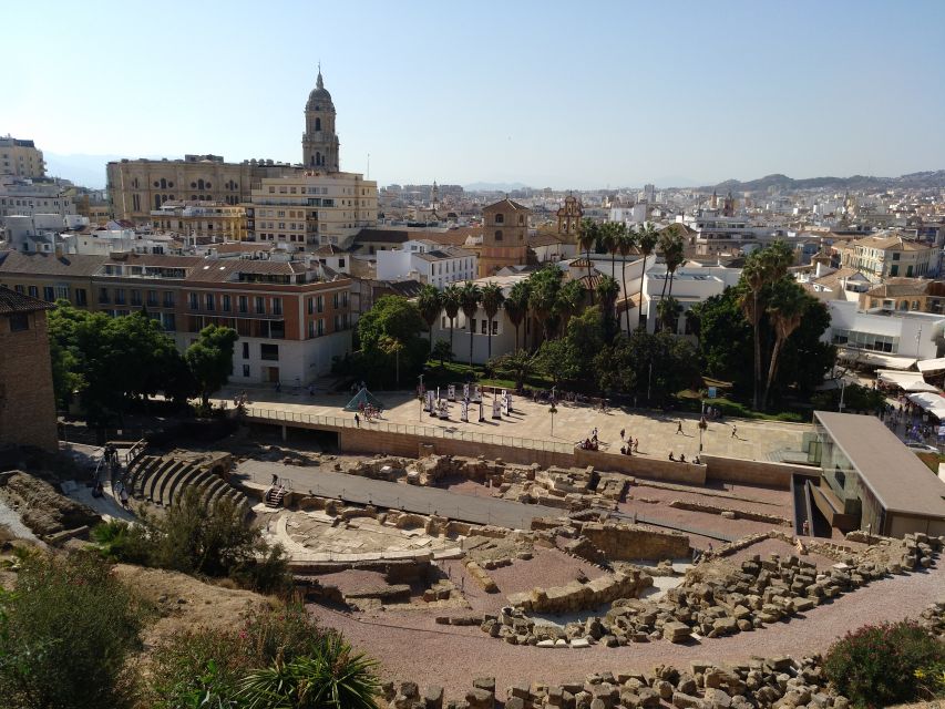 Málaga: Cathedral, Alcazaba, Roman Theater Walking Tour - The Roman Theater below the fortress