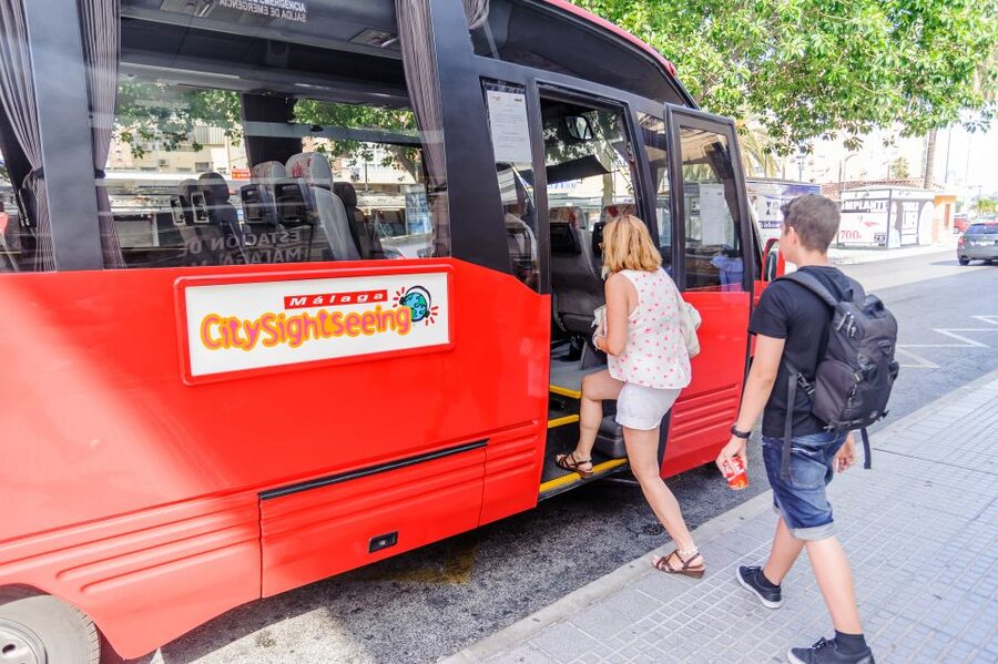 Malaga: City Sightseeing Hop-On Hop-Off Bus Tour - The Alcazaba and Roman Theatre deserve a walking visit