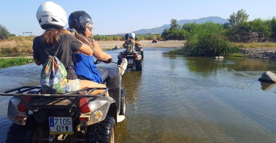 Málaga: Off-Road 2-Seater Quad Tour through Land and River - Starting near Málaga with a safety-first approach