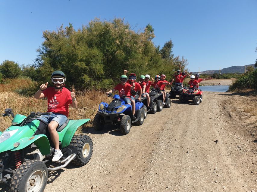 Málaga: Off-Road 2-Seater Quad Tour through Land and River - Asphalt first, then the trail begins
