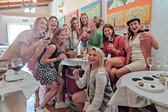 Malaga Organic Vineyard and Winery Six Wines Tapas and Transfer - Six wines, five individual bites, and a shared feast