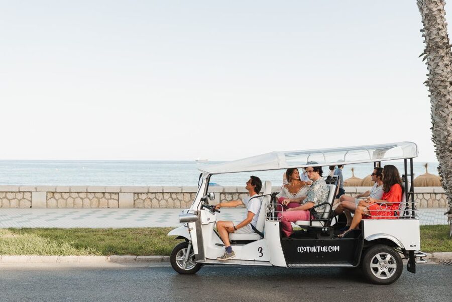 Malaga: Private City Tour by Eco Tuk Tuk - University of Malaga and the city’s civic center