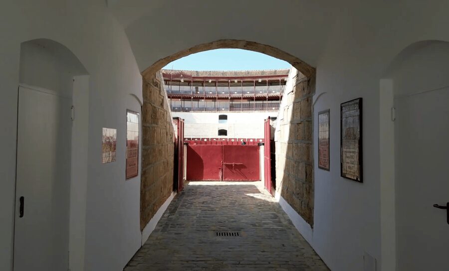 Malaga: Tour of Malagueta Bullring & Immersive Exhibition - Walking into the ring and the Gate of Triumph