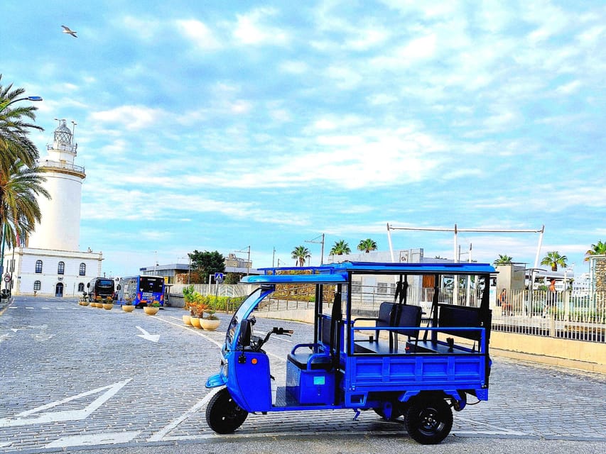 Malaga: Tuk tuk tour - La Malagueta and Málaga’s eastern shore