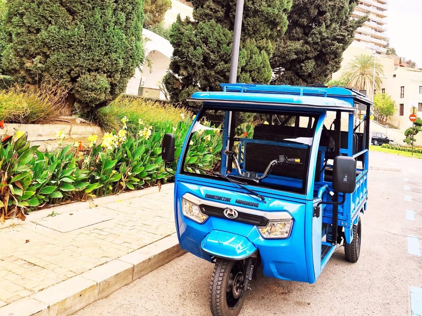 Malaga: Tuk tuk tour - The English Cemetery and return toward the center