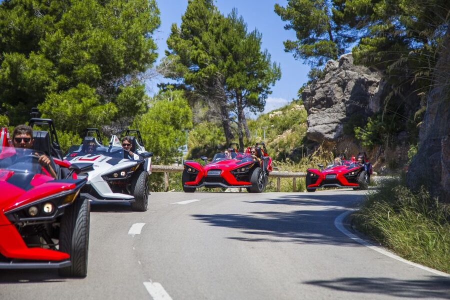Mallorca: Formula Car Tour - The mountain road to Banyalbufar and Estellencs