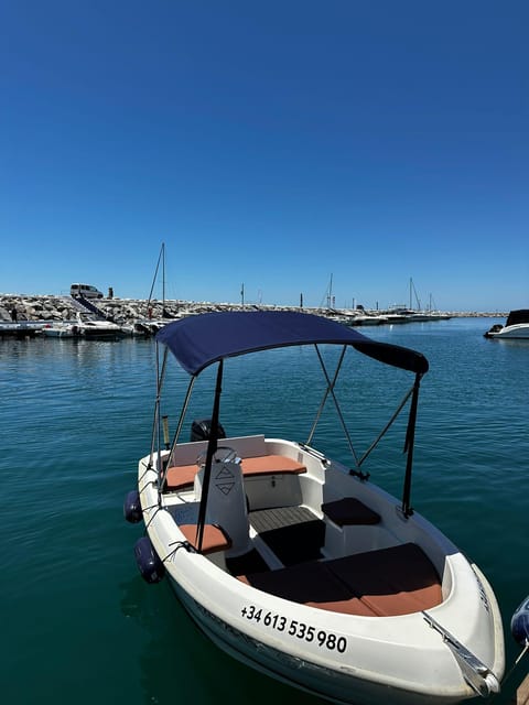 Marbella: Puerto Banús Boat Rental with No License Needed - Cruising from the marina along Marbella’s coast