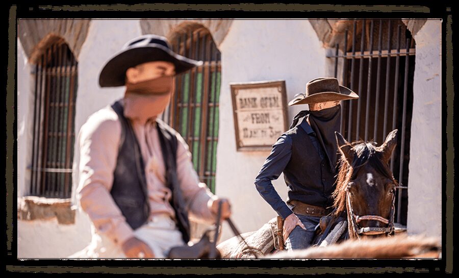 Maspalomas: Tickets to Sioux City Park - The bank robbery, duels, and comic western action