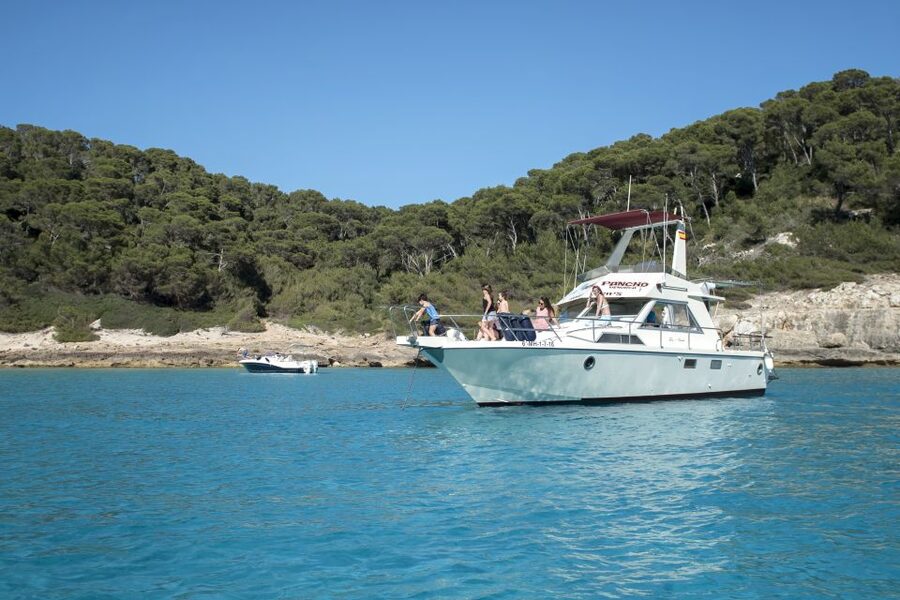 Menorca: 3.5 Hour South Coast Boat Excursion - The route from Son Saura to Es Talaier