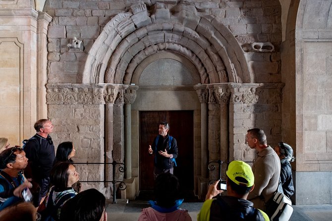Montserrat Half Day with Cable Car and Easy Hike from Barcelona - Entering the monastery, basilica, and atrium
