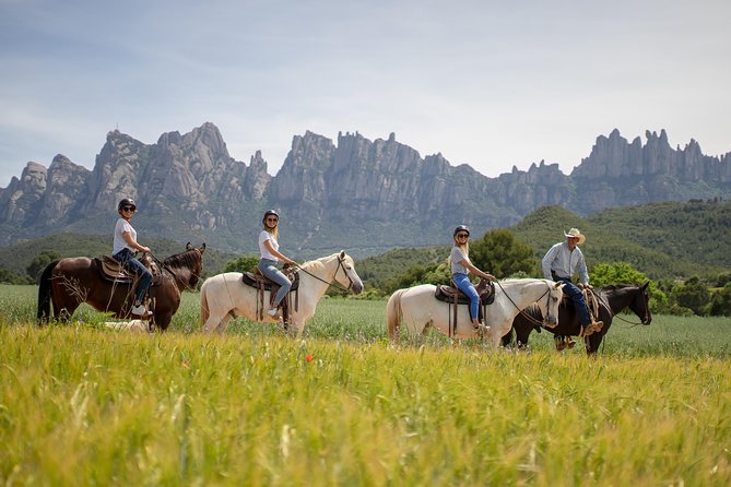 Montserrat Monastery & Horse Riding Experience from Barcelona - Preparing for the horse ride