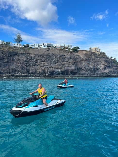 Morro Jable: Guided Jet Ski Safari (without license) - Why the southern coast works so well