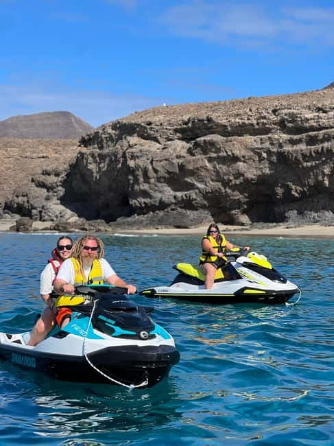 Morro Jable: Guided Jet Ski Safari (without license) - The first 30 minutes: learning the machine