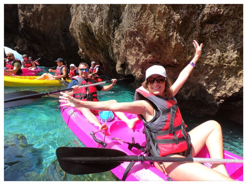 Nerja: Cliffs of Maro-Cerro Gordo Guided Kayak Tour - Starting at Maro Beach beside the dry waterfall