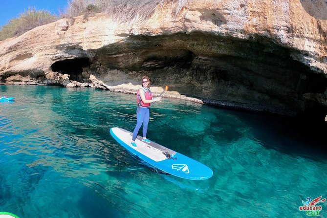 Paddle Surf Route Cliffs Nerja and Cascada de Maro + Snorkel - Starting at Burriana Beach at 1:00 pm