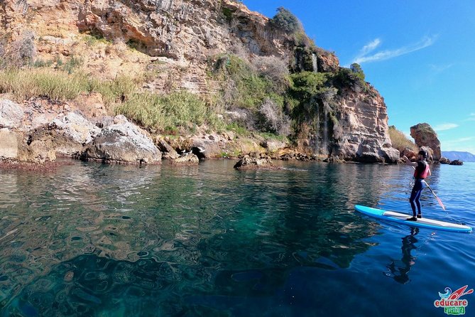 Paddle Surf Route Cliffs Nerja and Cascada de Maro + Snorkel - Bird habitat and Caleta de Maro