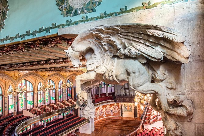 Palau de la Musica Catalana Guided Tour - The Concert Hall and its inverted skylight