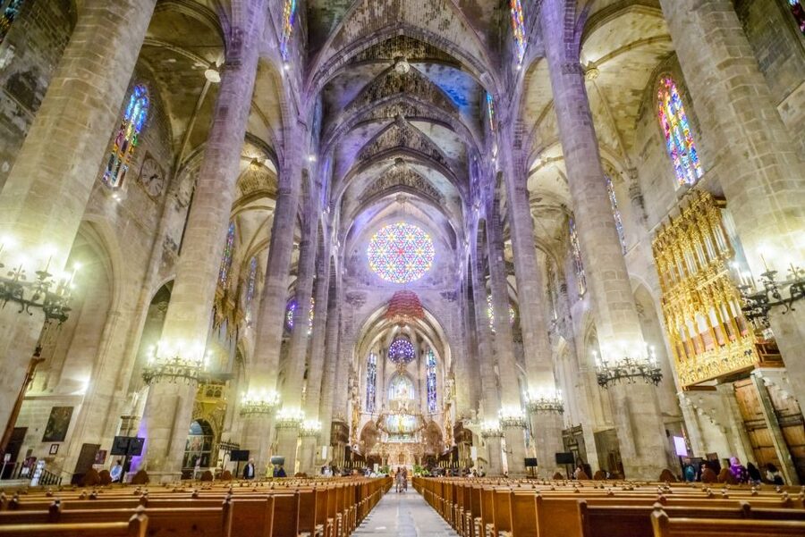 Palma: Cathedral of Mallorca Skip-the-Line Entry Ticket - The façade and the Portal del Mirador