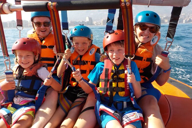 Parasailing in Fuengirola - The Highest Flights on the Costa - The safety briefing and boat departure