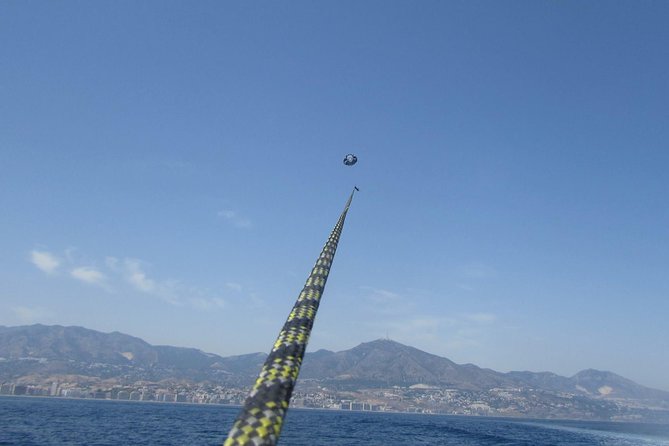 Parasailing in Fuengirola - The Highest Flights on the Costa - What the flight feels like from the boat